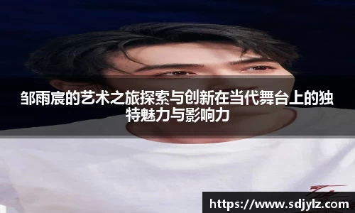 邹雨宸的艺术之旅探索与创新在当代舞台上的独特魅力与影响力